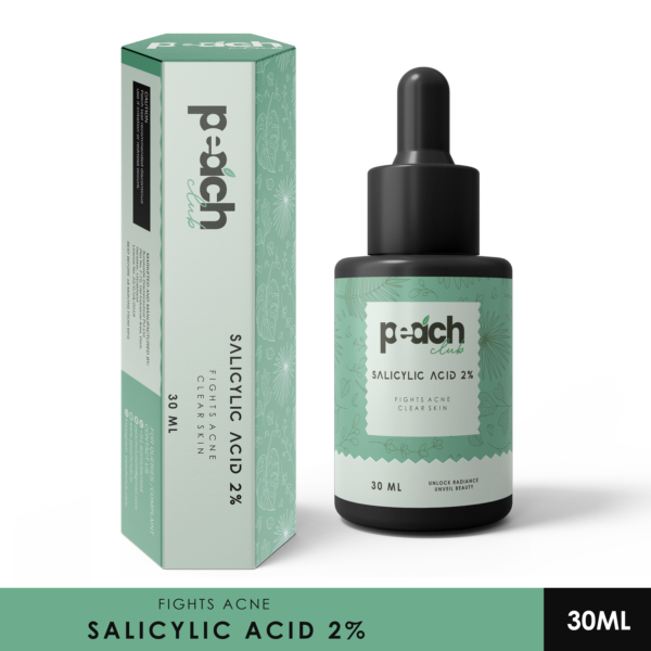 2% salicylic acid Face Serum for Active Acne | Reduces Blackheads | Unclogs Pores | Gives Blemish Free Skin | Reduces Oil | Provides Even Skin | BHA Based Exfoliant | - 30 ml (Pack of 1)